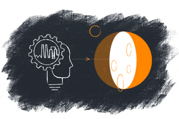 Illustration of Human Context being drawn into the Hublsoft Platform