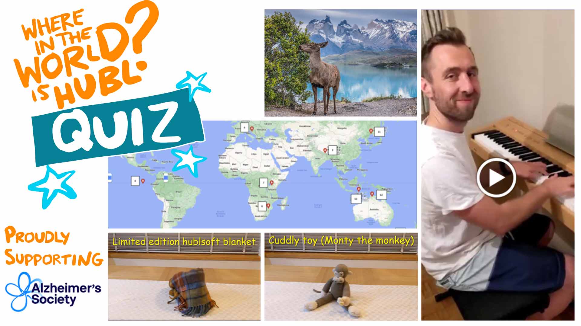 Where in the world is Hubl Team Quiz - Montage of images